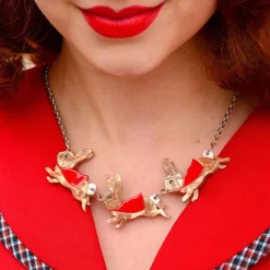 Flopsy, Mopsy & Cottontail Necklace^Erstwilder Outlet