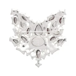 Flora Fox Face Stone Set Crystal Brooch^Erstwilder Best