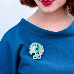 Floret Fronds Brooch^Erstwilder Hot