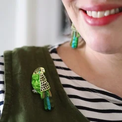 Flossie The Budgie Brooch^Erstwilder Discount