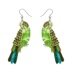 Flossie The Budgie Drop Earrings^Erstwilder Discount