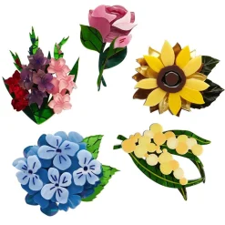 Flower Minis Brooch Set - 5 Pack^Erstwilder Discount