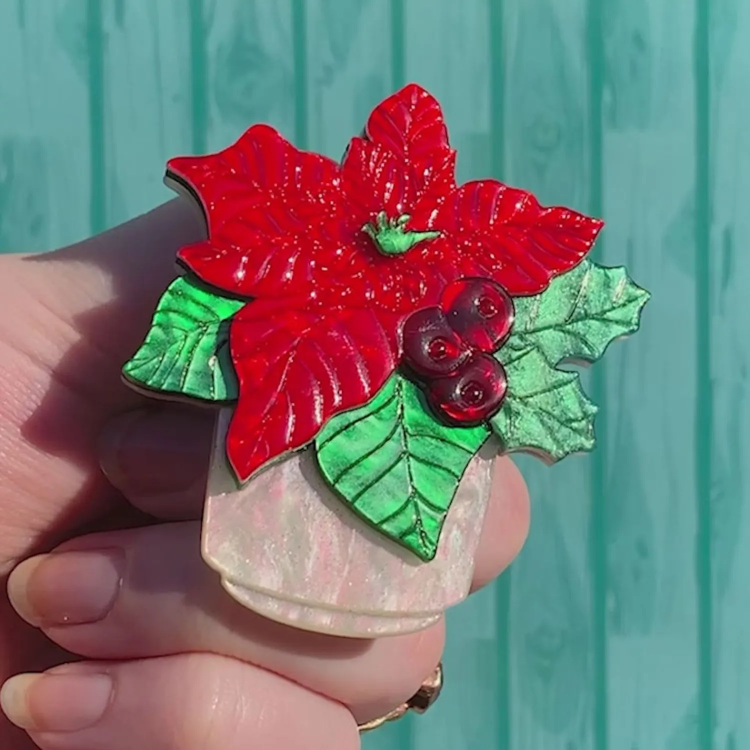 Flower Of The Holy Night Brooch^Erstwilder Hot