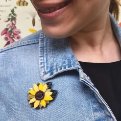 Follow The Sun Mini Brooch^Erstwilder Clearance