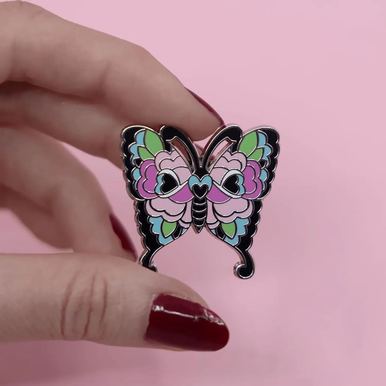 Fright Of The Butterfly Enamel Pin^Erstwilder New