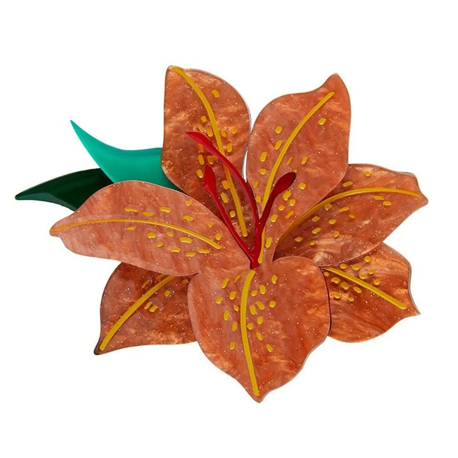 Frilly Lily Frond Brooch^Erstwilder Best