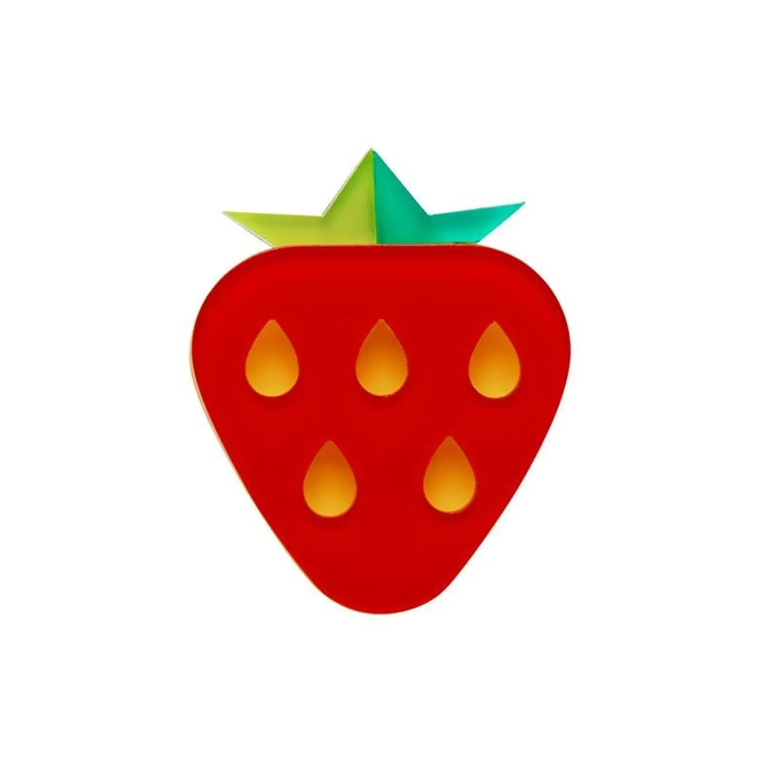Fruit Salad Strawberry Brooch^Erstwilder