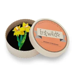 Garden Goddess Daffodil Brooch^Erstwilder Sale