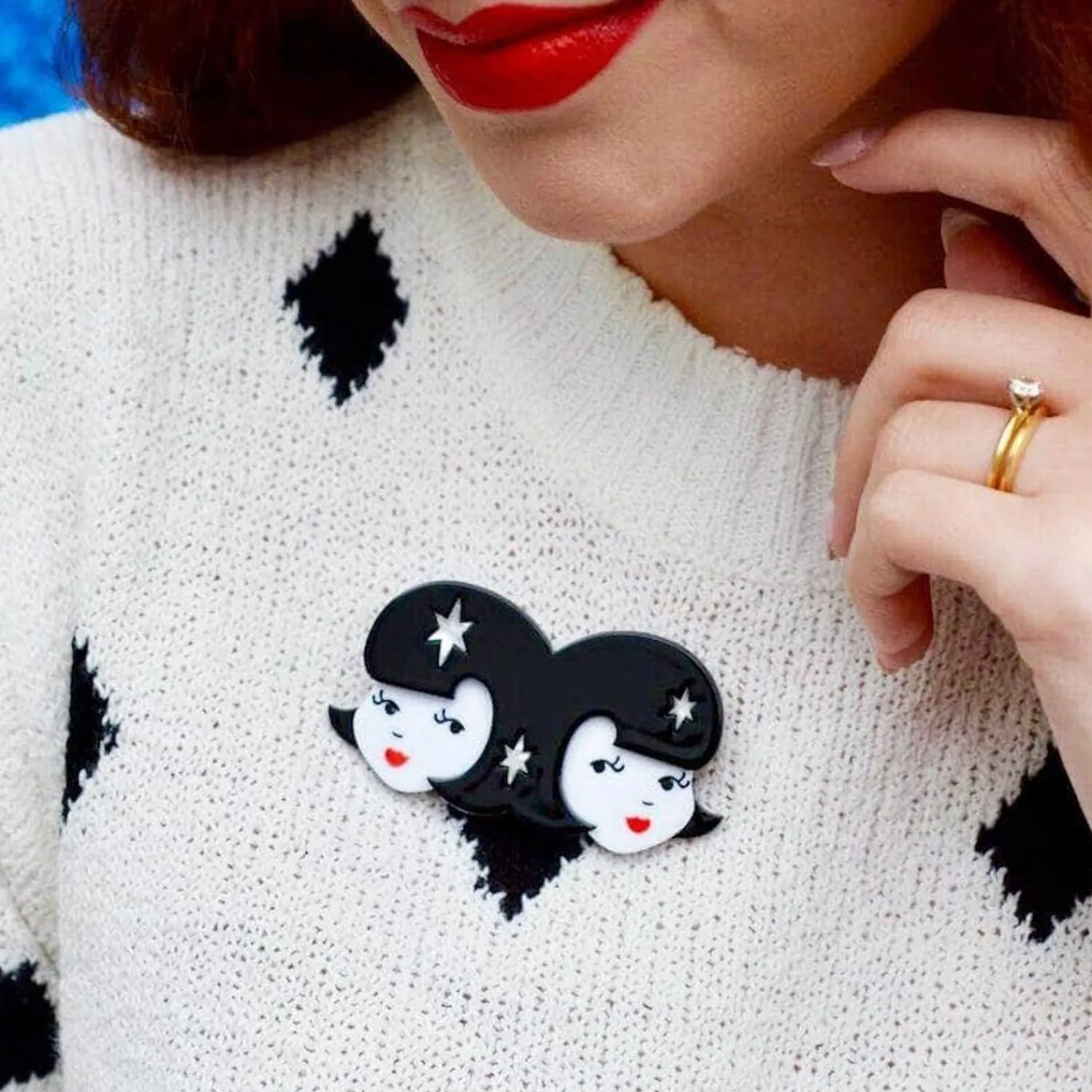 Gemini The Gentle Brooch^Erstwilder Hot