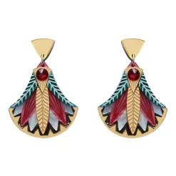 Gift Of The Nile Papyrus Drop Earrings^Erstwilder New