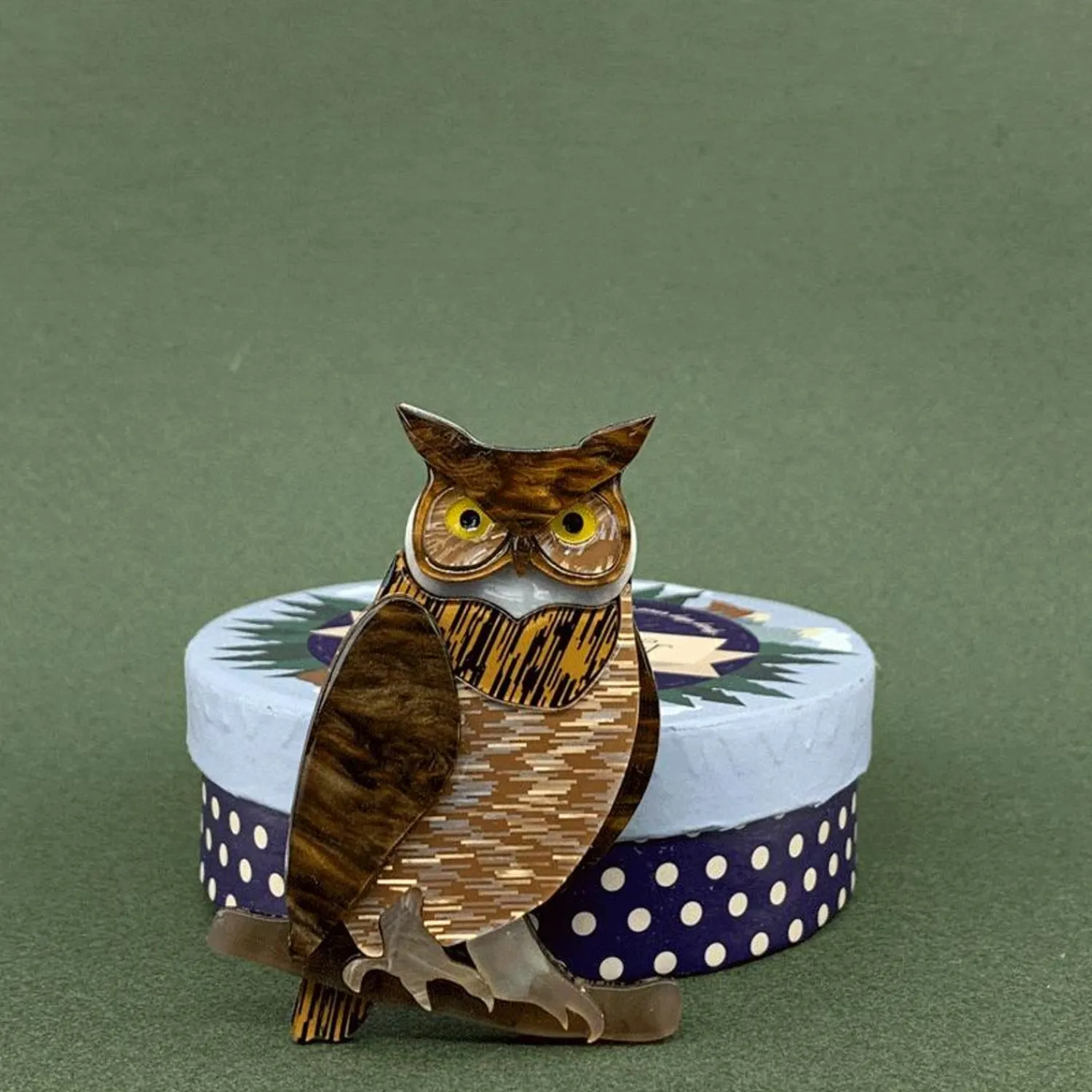 Gillian The Giving Owl Brooch^Erstwilder New