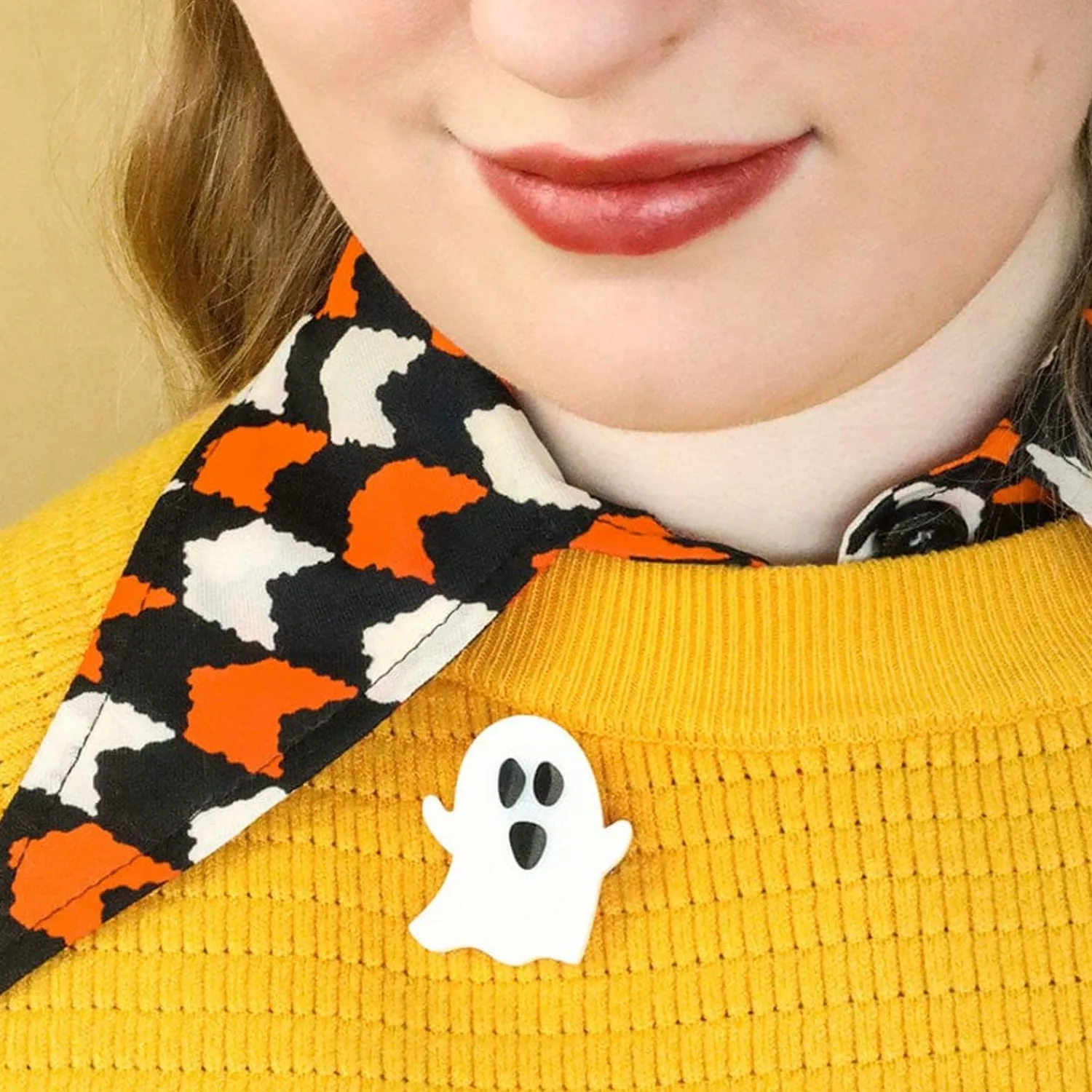 Glitter Ghost Mini Brooch^Erstwilder Best