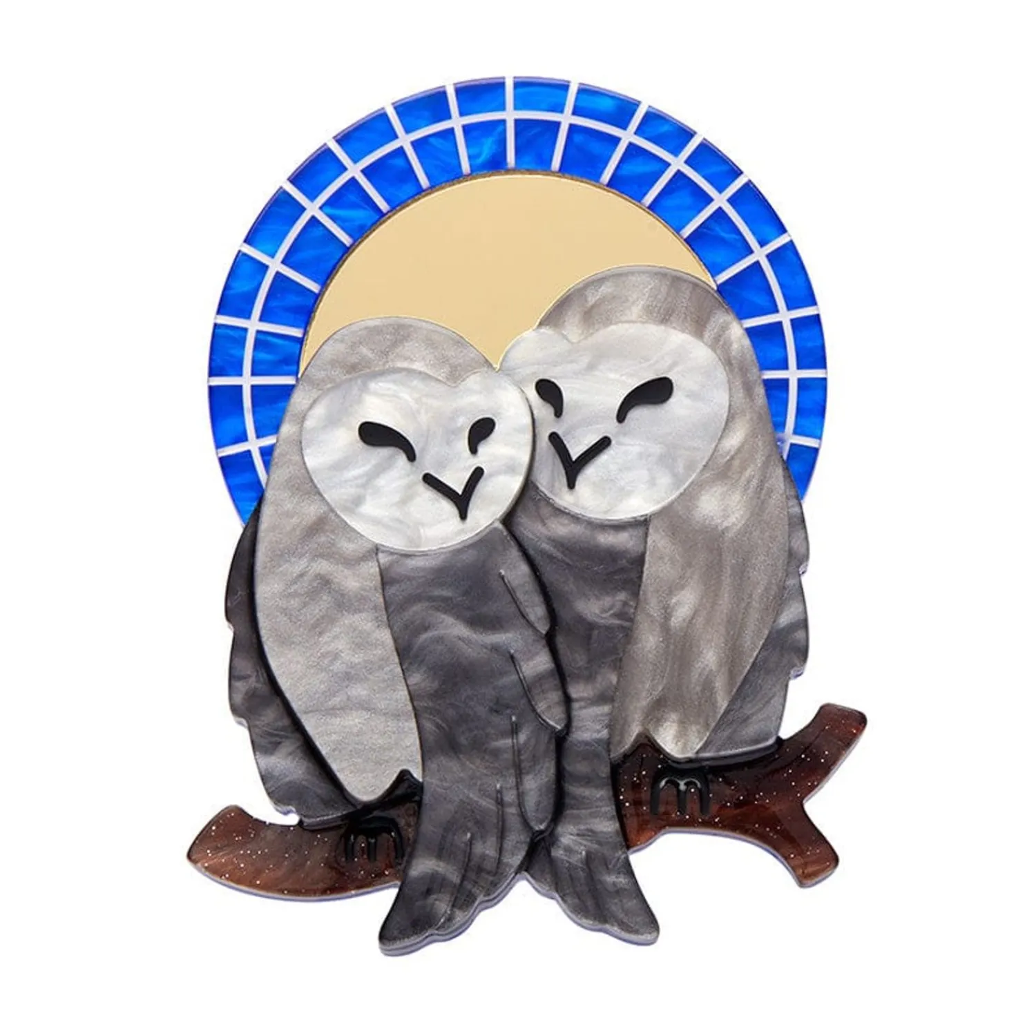 Good Omens Owls Brooch^Erstwilder Outlet