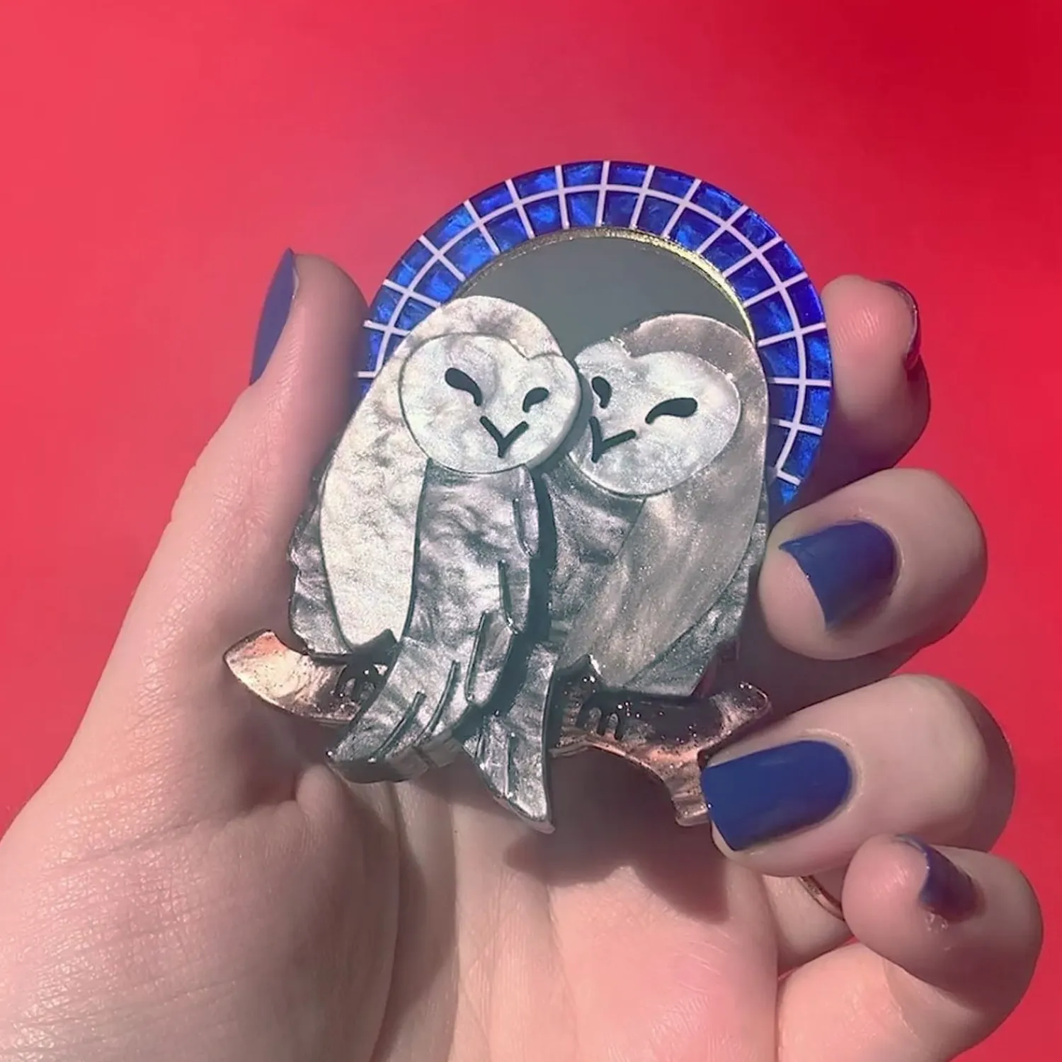 Good Omens Owls Brooch^Erstwilder Outlet