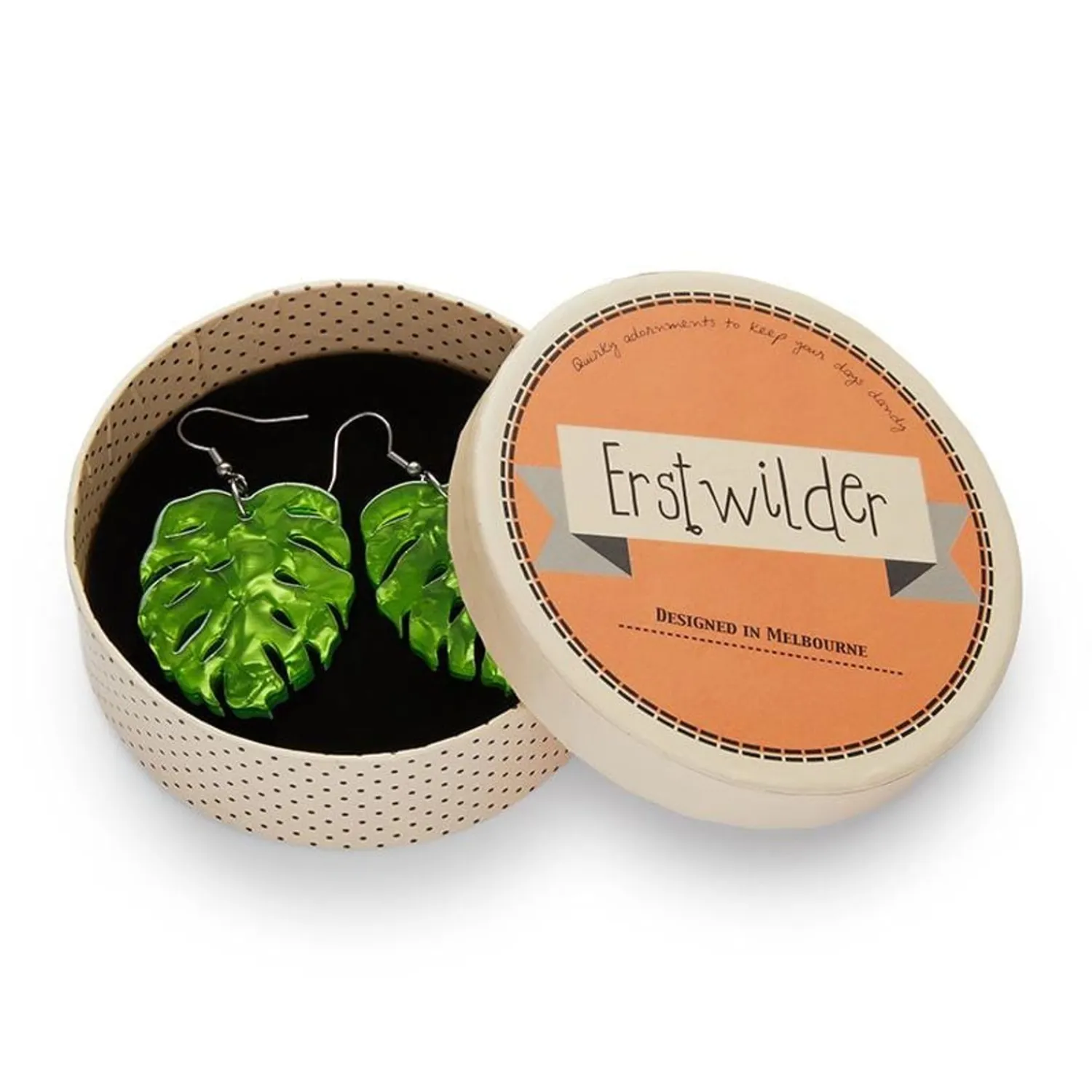 Green Eyed Monster Earrings^Erstwilder Discount