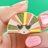 Groovy U.V. Enamel Pin^Erstwilder New