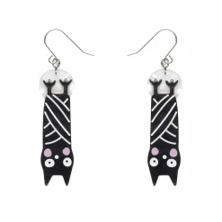 Halloween Hang-Up Bat Drop Earrings^Erstwilder Online