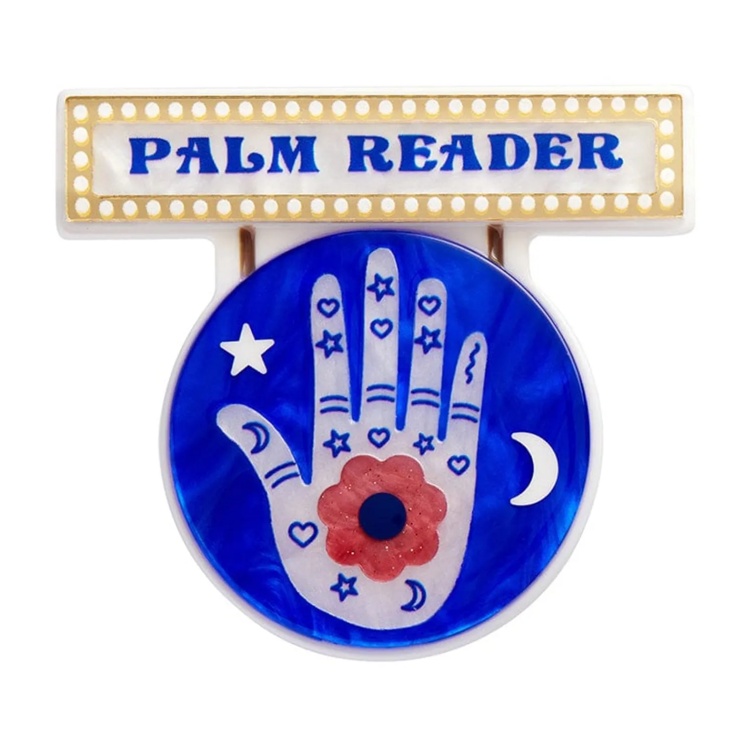 Hands-On Clairvoyance Brooch^Erstwilder Hot