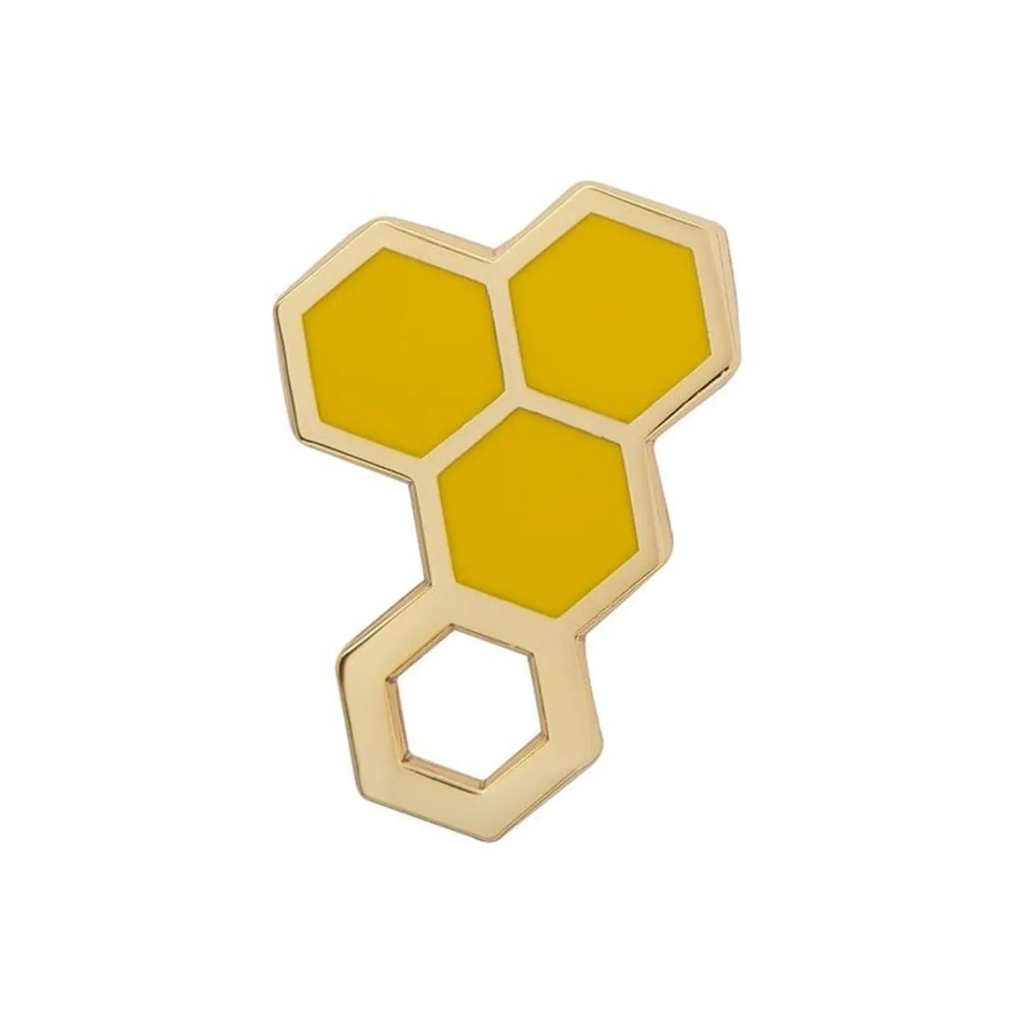 Happy Honeycomb Enamel Pin^Erstwilder Clearance