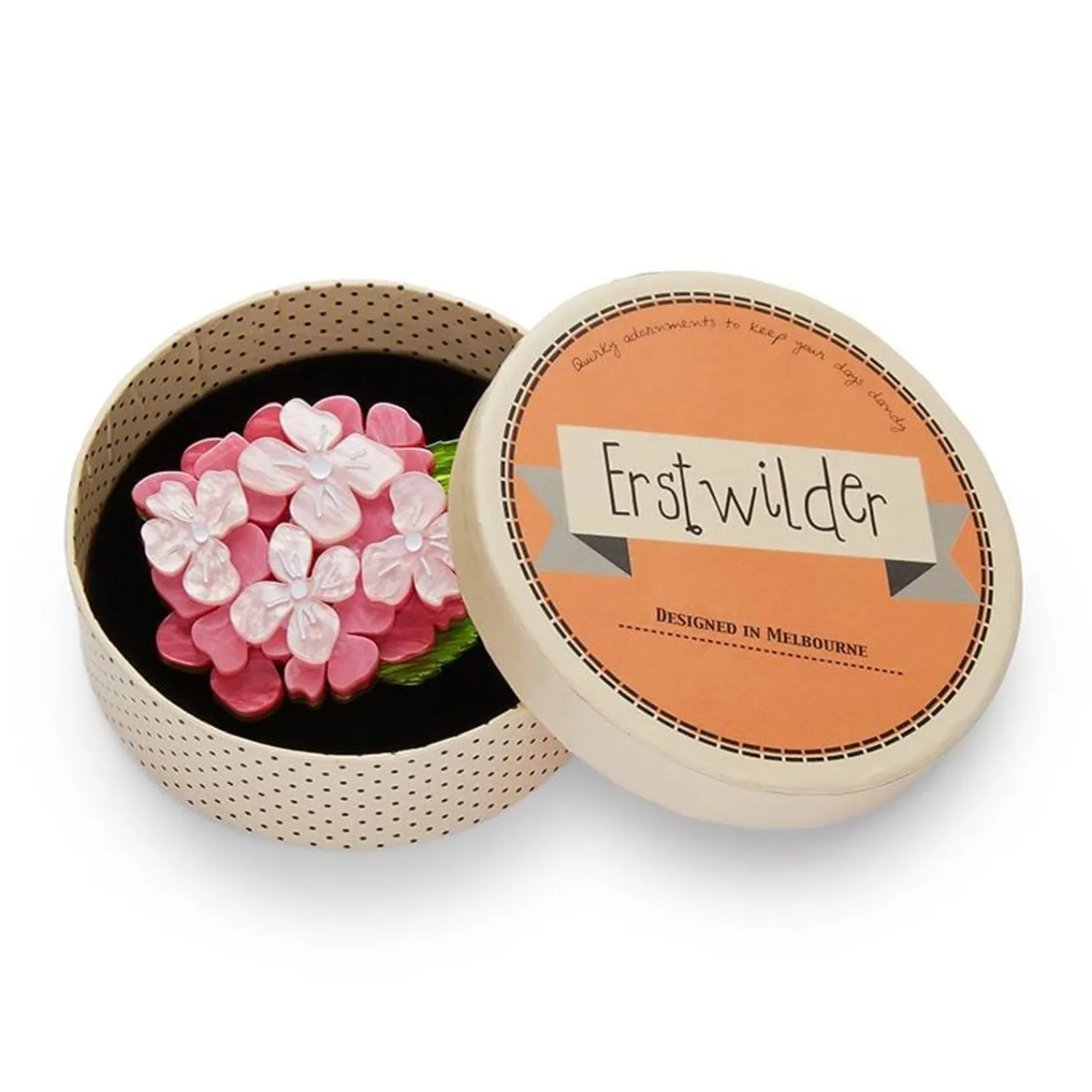 Heartfelt Hydrangea Brooch^Erstwilder Best