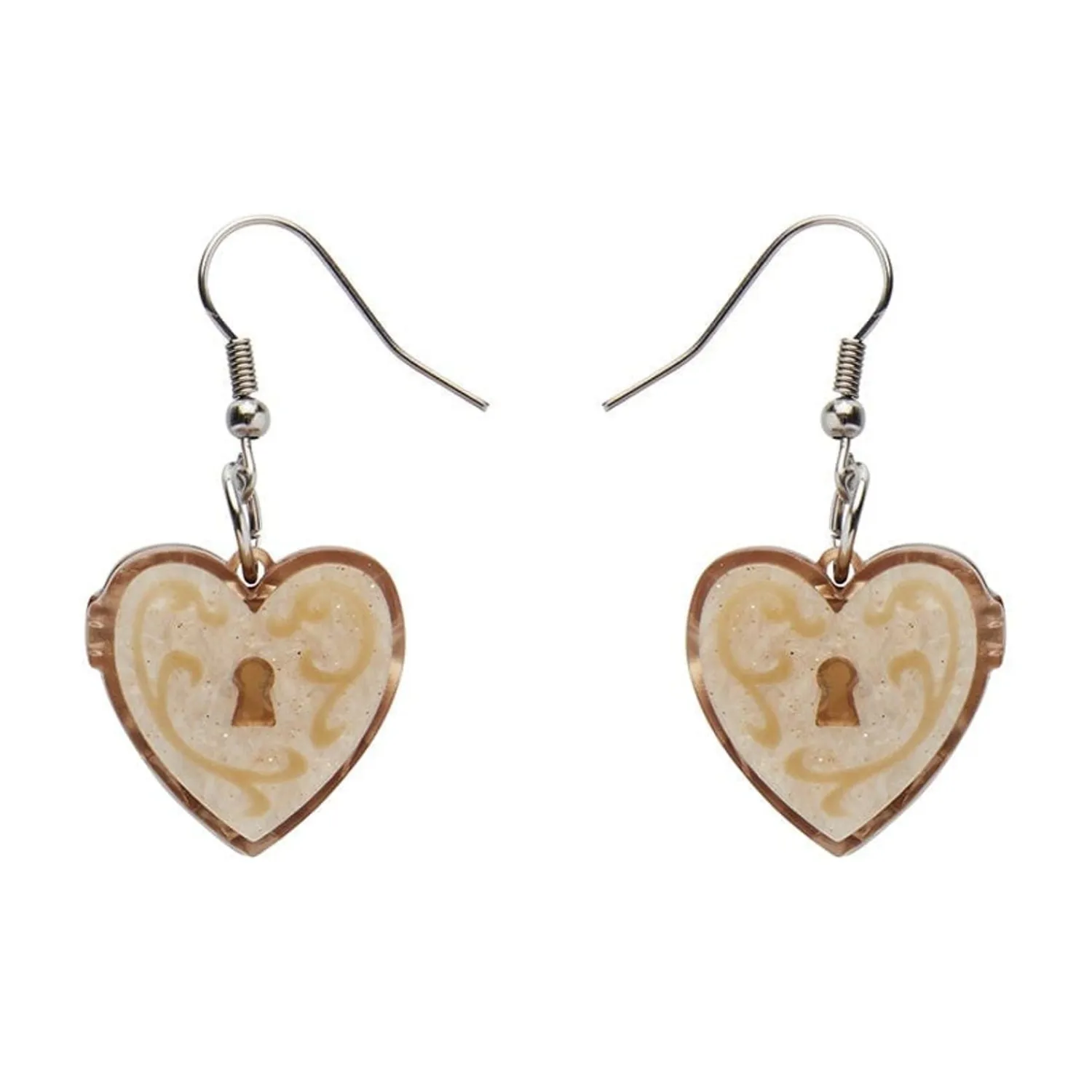 Heart Of Cache Drop Earrings^Erstwilder