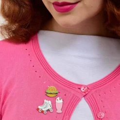 Hearty Hamburger Enamel Pin^Erstwilder Sale