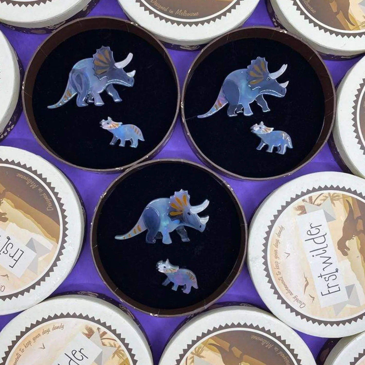 Herbivore Heritage Brooch Set^Erstwilder Best