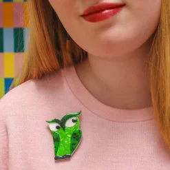 Herb'S Hot Hoot Brooch^Erstwilder New