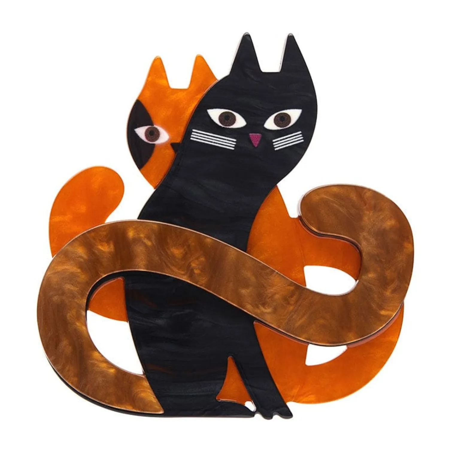 Hide And Seek Cats Brooch^Erstwilder Outlet