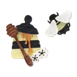 Honeydew And Nectar Brooch Set^Erstwilder Sale