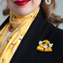 Honey I'M Home Brooch^Erstwilder New