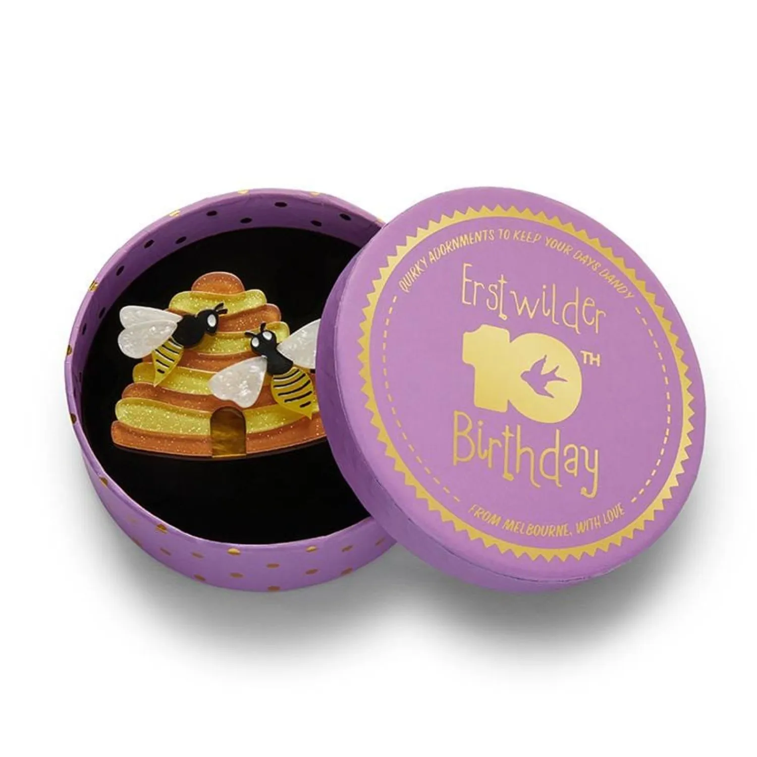 Honey I'M Home Brooch^Erstwilder New
