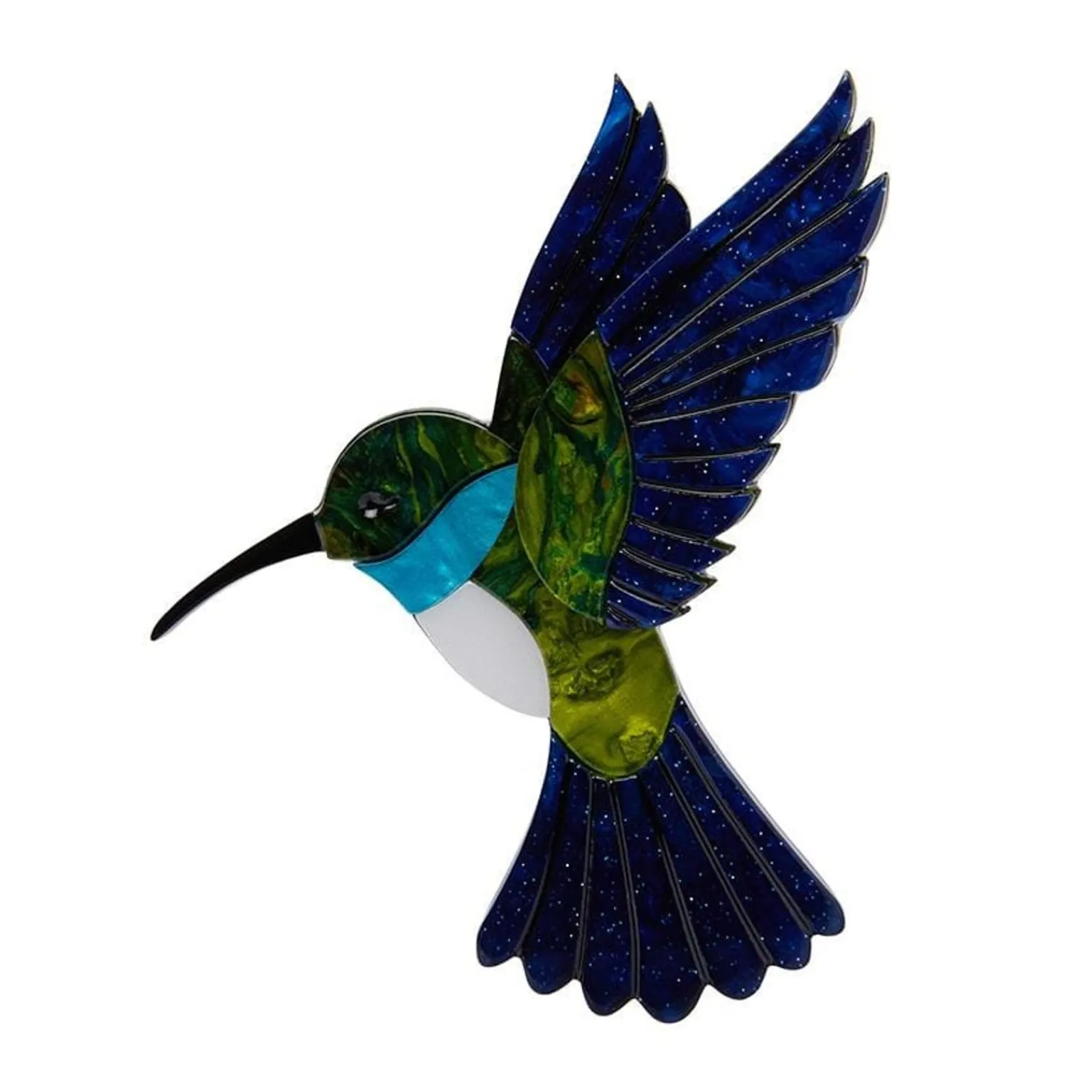 Hyacinth The Hummingbird Brooch^Erstwilder Clearance