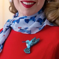 Hyacinth The Hummingbird Brooch^Erstwilder Sale