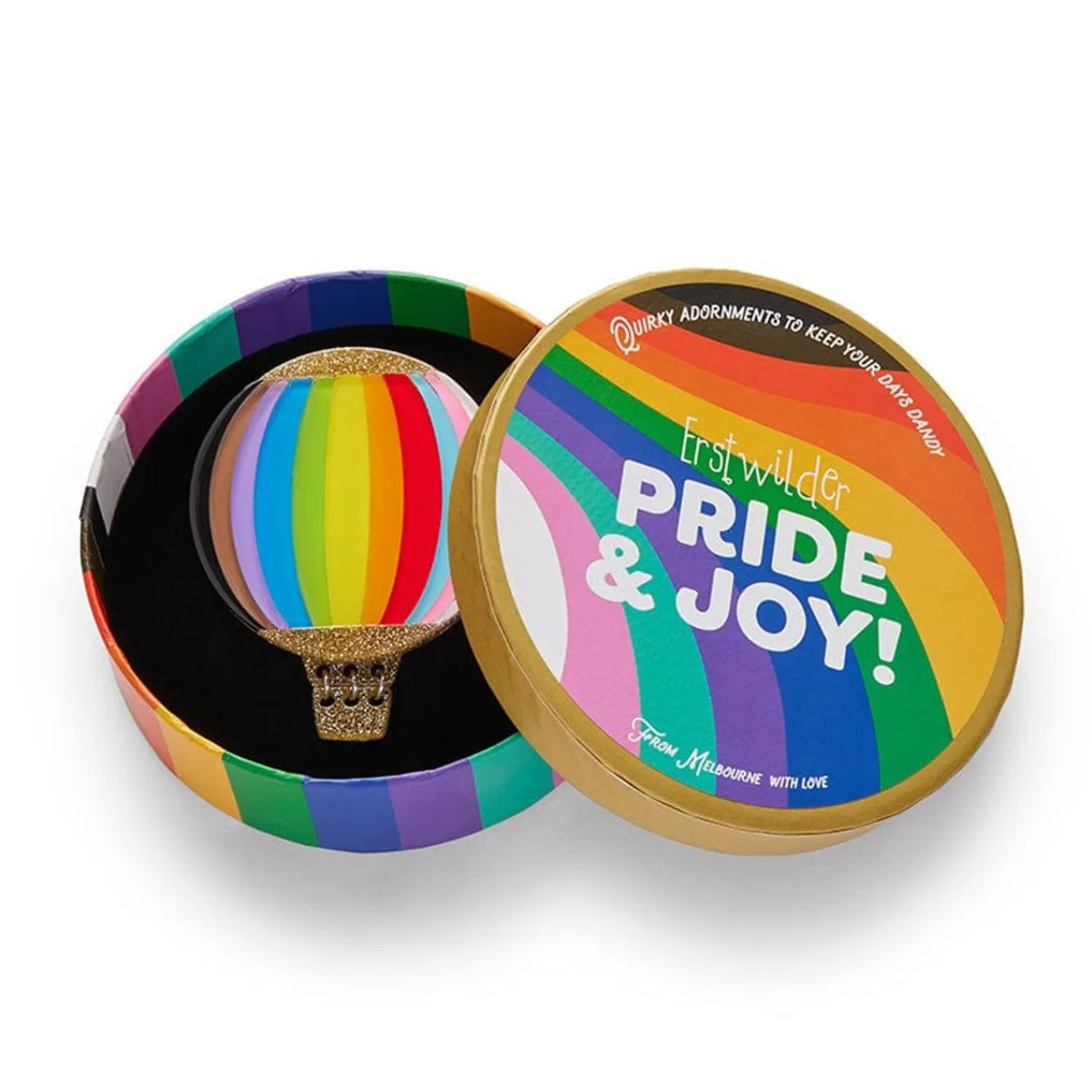 Inclusion Around The World Brooch^Erstwilder