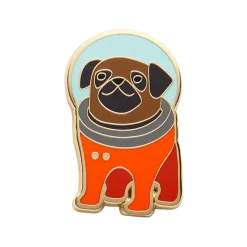 Interplanetary Pug Enamel Pin^Erstwilder Outlet