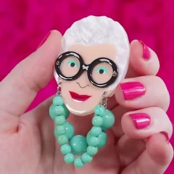 Iris The Style Icon Brooch^Erstwilder Online