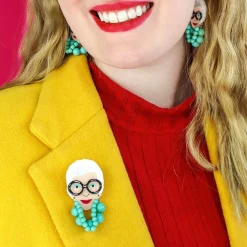 Iris The Style Icon Brooch^Erstwilder Online