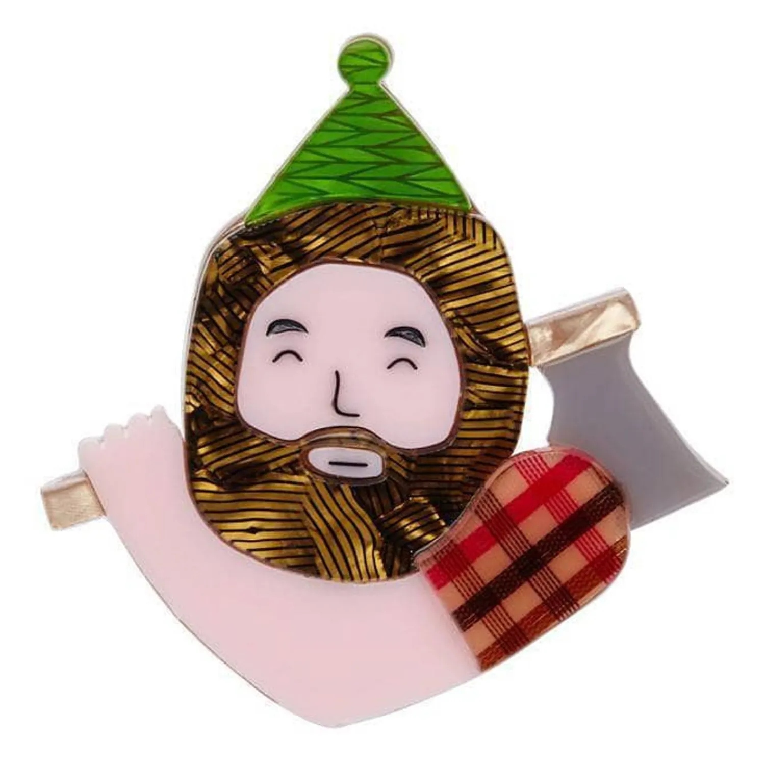 Jack Lumber Brooch^Erstwilder New