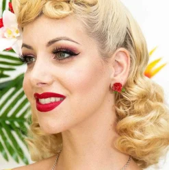 Juliet'S Blooms Rose Earrings^Erstwilder