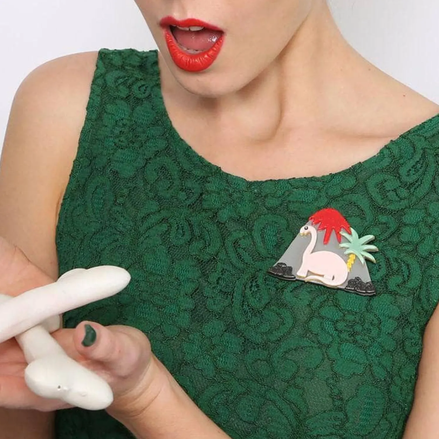 Jurassic Thunder Dinosaur Brooch^Erstwilder Outlet