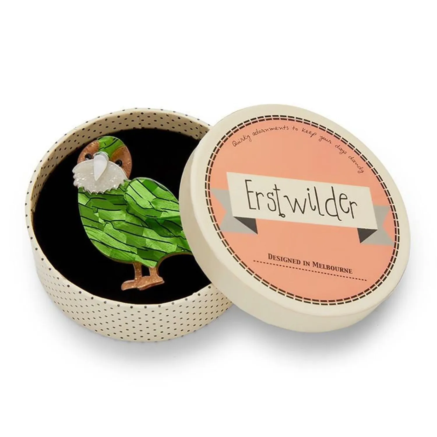 Kakapo On Show Brooch^Erstwilder Best