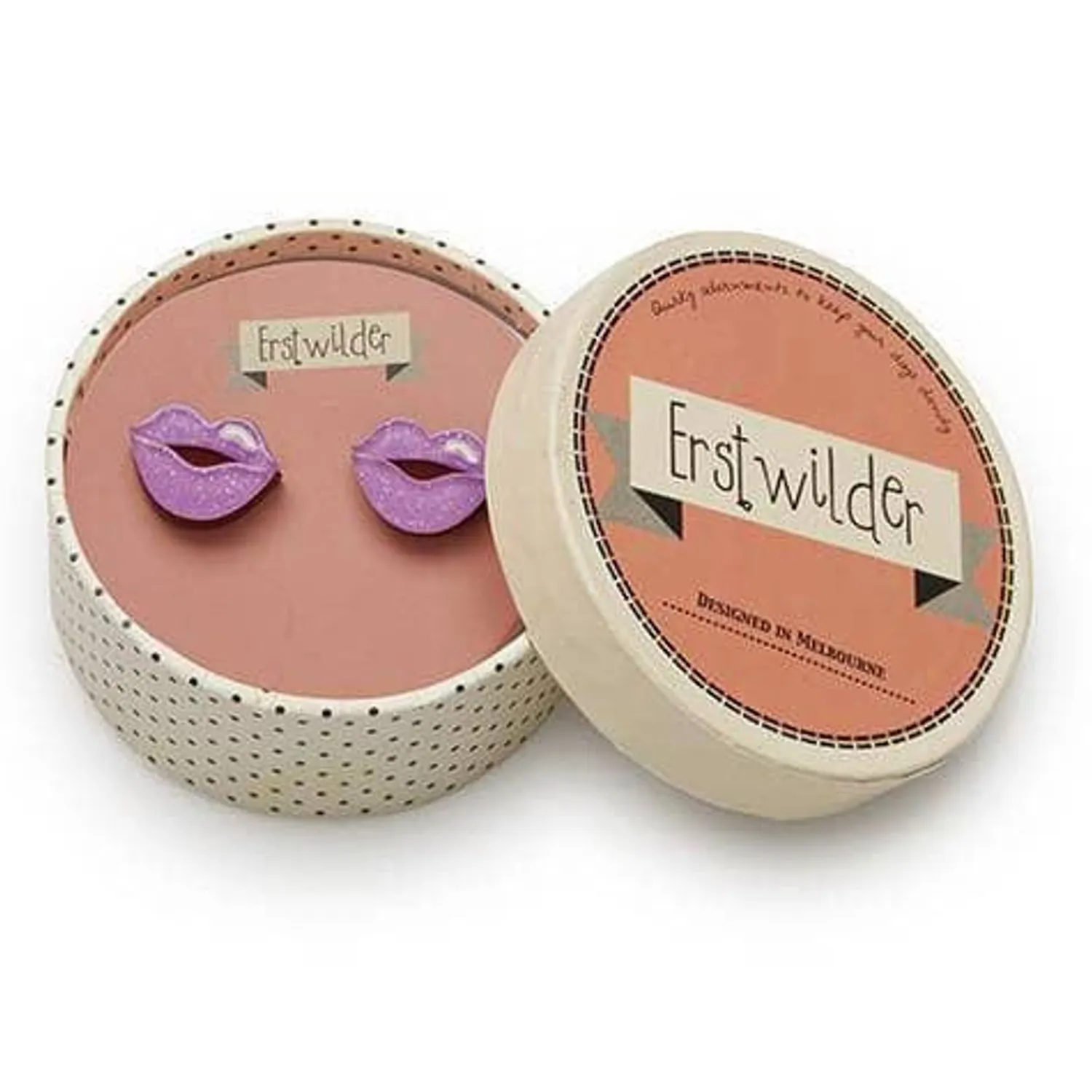 Kiss And Tell Earrings^Erstwilder Hot