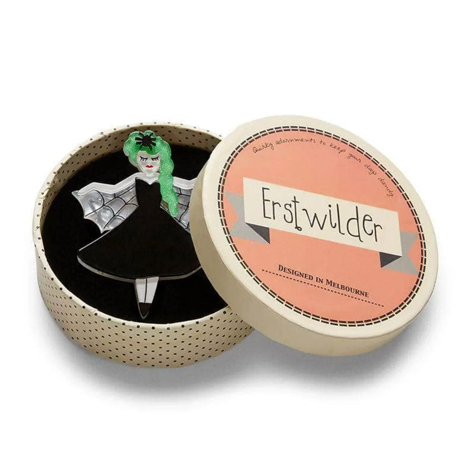 Kiss Of The Spider-Woman Brooch^Erstwilder New