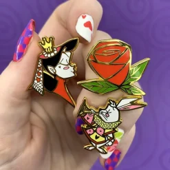 Kitchy Witch Alice'S Wonderland Queen & Roses Pin Pack - 3 Piece^Erstwilder Online
