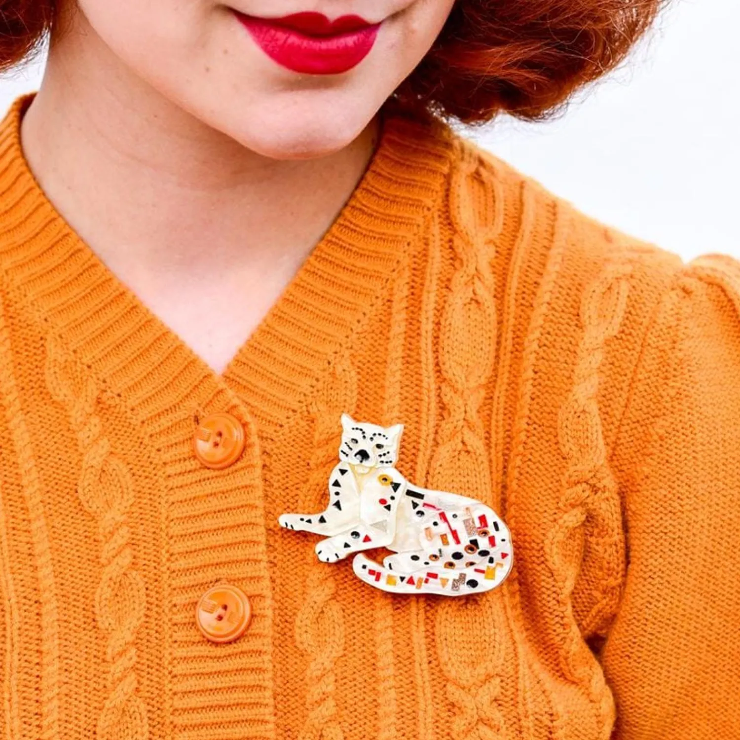 Klimt The Cat Brooch^Erstwilder Online