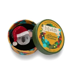 Koala Claus Brooch^Erstwilder Hot