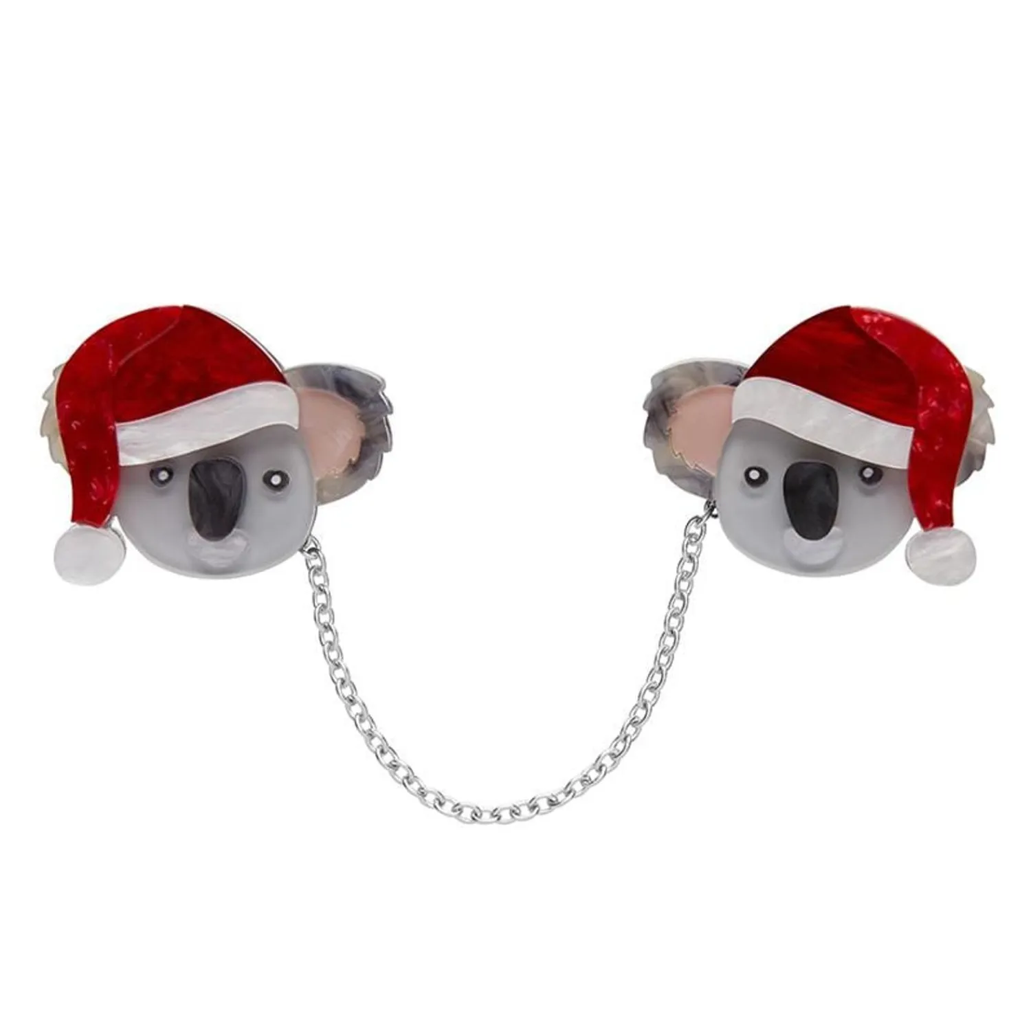 Koala Claus Double Brooch^Erstwilder Outlet