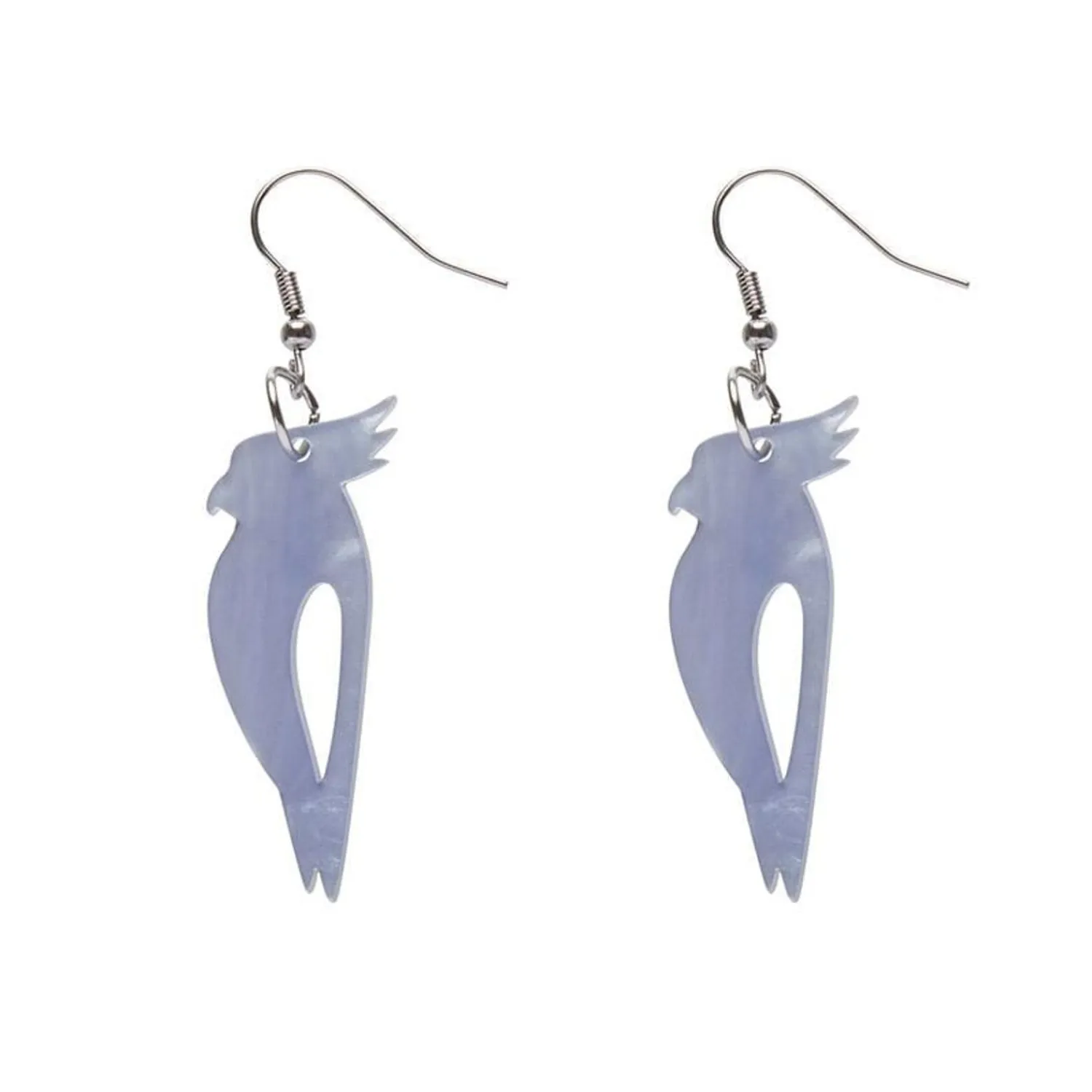 Kookaburra Ripple Resin Drop Earrings - Blue^Erstwilder Outlet