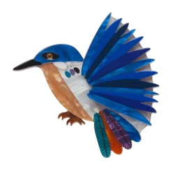 Kyrie Kingfisher Brooch^Erstwilder